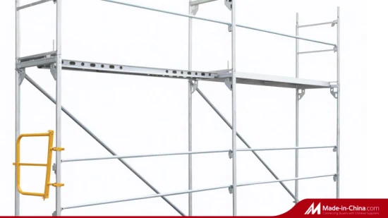 Sistema di ponteggio per facciate in acciaio zincato per l'utilizzo su piattaforme edili con certificazione ANSI