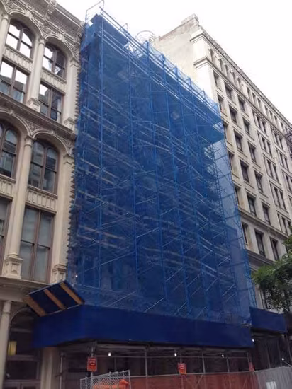 Rete in maglia HDPE per reti di sicurezza strutturali verticali