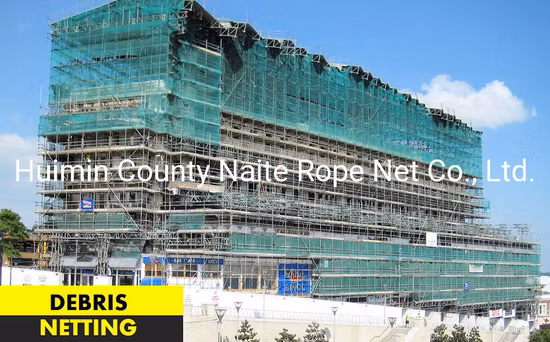Rete per macerie in maglia HDPE per reti di sicurezza per costruzioni orizzontali